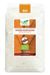 WIÓRKI KOKOSOWE BEZGLUTENOWE BIO 500 G - BIO PLANET