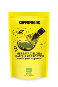 HERBATA ZIELONA MATCHA W PROSZKU BIO 100 G - BIO PLANET