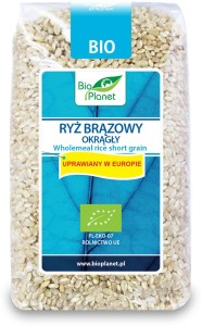 RYŻ BRĄZOWY OKRĄGŁY BIO 500 G - BIO PLANET