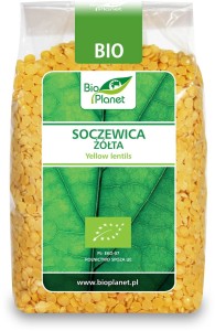 SOCZEWICA ŻÓŁTA BIO 400 G - BIO PLANET