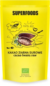 KAKAO ZIARNA SUROWE BIO 200 G - BIO PLANET