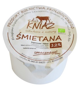 ŚMIETANA 12% BIO 200 ML - EKO KNIAŹ