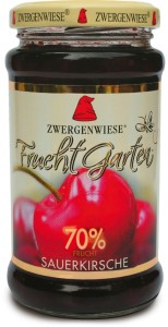 MUS WIŚNIOWY (70% OWOCÓW) BEZGLUTENOWY BIO 225 G - ZWERGENWIESE