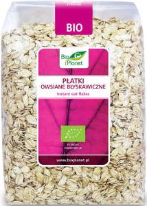 PŁATKI OWSIANE BŁYSKAWICZNE BIO 600 G - BIO PLANET