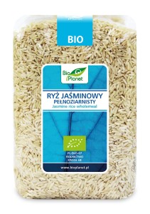 RYŻ JAŚMINOWY PEŁNOZIARNISTY BIO 1 KG - BIO PLANET