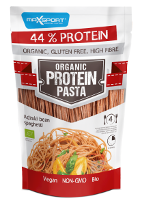 MAKARON (Z CZERWONĄ FASOLĄ ADZUKI) SPAGHETTI BEZGLUTENOWY BIO 200 G - MAXSPORT