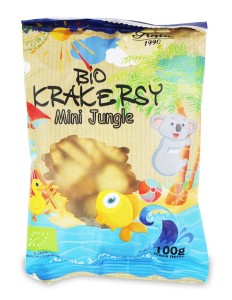 KRAKERSY MINI JUNGLE BIO 100 G - BIO ANIA