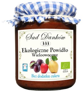 POWIDŁO WIELOOWOCOWE B/C BIO 270 G - SAD DANKÓW