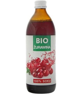 ŻURAWINA SOK 100% BIO B/C 500 ML - PREMIUM ROSA