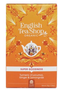 HERBATKA ZIOŁOWA Z IMBIREM,KURKUMĄ I TRAWĄ CYTRYNOWĄ (20X1,75) BIO 35 G - ENGLISH TEA SHO
