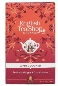 HERBATKA ZIOŁOWA Z BURAKIEM, MARCHWIĄ,IMBIREM,LIŚĆMI CURRY I PIETRUSZKĄ (20X1,5) BIO 30 G - ENGLISH TEA SHO