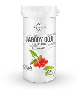 JAGODY GOJI LIOFILIZOWANE 60 KAPSUŁEK (670 mg) - SOUL FARM