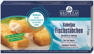 PALUSZKI Z DORSZA MROŻONE 180 g - WILD OCEAN