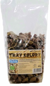 Makaron orkiszowy trzy kolory 400 g BIO