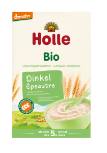 KASZKA ORKISZOWA PEŁNOZIARNISTA BEZ DODATKU CUKRÓW PO 5 MIESIĄCU DEMETER BIO 250 g - HOLLE