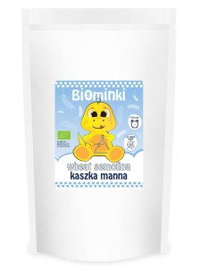 KASZKA MANNA PEŁNOZIARNISTA BIO 500 g - BIOMINKI