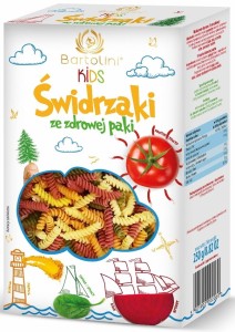 MAKARON (PSZENNY) 5-SMAKOWY DLA DZIECI ŚWIDRZAKI 250 g - BARTOLINI