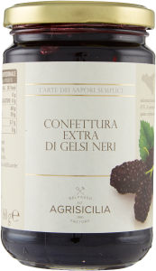 WŁOSKA KONFITURA Z CZARNEJ MORWY 360g - AGRISICILIA