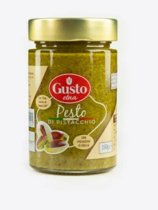 WŁOSKIE PESTO PISTACJOWE (60% PISTACJI) 190g - GUSTO ETNA