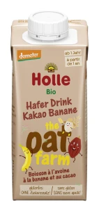 NAPÓJ OWSIANY CZEKOLADOWO BANANOWY BEZ DODATKU CUKRU BIO 200ml -HOLLE