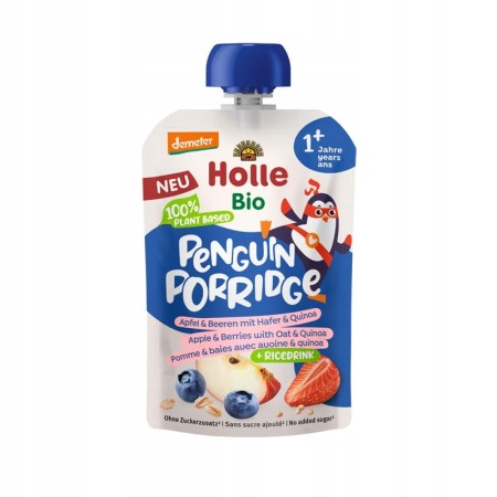 Holle-Penguin-BIO-Kaszka-w-Tubce-Owsianka-Jablko-Jagody-110-g delikatesy ekolud katowice.jpg