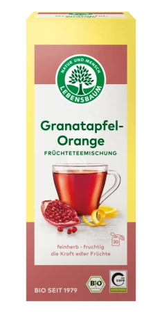HERBATA GRANAT POMARANCZA BIO EKSPRESOWA LEBENSBAUM DELIKATESY EKOLUD KATOWICE.webp