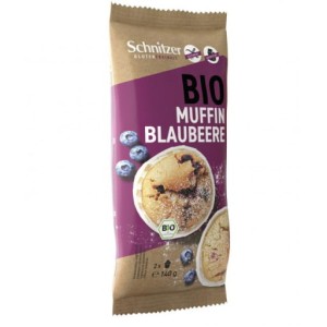 MUFFINKI Z JAGODAMI BEZGLUTENOWE BIO 140 G SCHNITZER 