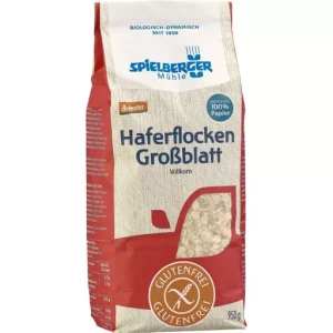 PŁATKI OWSIANE BEZGLUTENOWE GRUBE DEMETER BIO 950g - SPIELBERGER