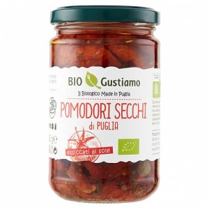 SUSZONE POMIDORY W ZALEWIE Z OLIWĄ Z OLIWEK BIO 280g - BIO GUSTIAMO