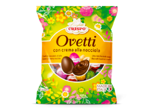 WIELKANOCNE JAJECZKA CZEKOLADOWE CHRUPIĄCE 130g - CRISPO