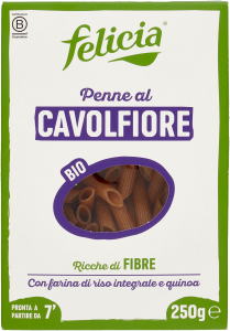 MAKARON PENNE BEZGLUTENOWY KALAFIOR, KOMOSA, RYŻ BIO 250g - FELICIA