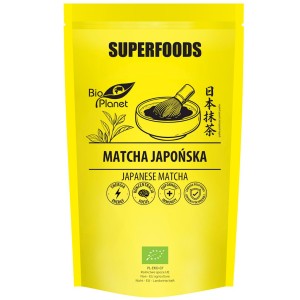 HERBATA ZIELONA MATCHA BIO (JAPOŃSKA) 100 g - BIO PLANET SUPERFOODS