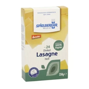 MAKARON LASAGNE ORKISZOWY DEMETER 250g - SPIELBEGRER