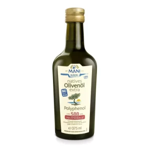 GRECKA OLIWA Z OLIWEK Z POLIFENOLAMI (500mg/kg) BIO 375ml - MANI BLAUEL