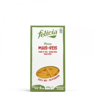 MAKARON KUKURYDZIANO-RYŻOWY PENNE BEZGLUTENOWY BIO 250G - FELICIA
