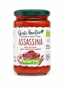 SOS POMIDOROWY ASSASSINA PIKANTNY BIO 350g - GUSTIAMO BIO