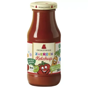 KETCHUP DLA DZIECI BEZGLUTENOWY BIO 200 ml - ZWERGENWIESE
